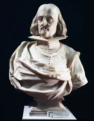 Marmorbuste af Domenico Petra, af Lorenzo Vaccaro (1655-1706), Peterskirken i Maiella, Napoli, Italien