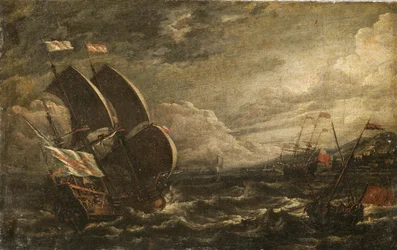 En storm på havet