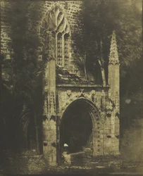 Fountain of Notre-Dame ved Saint-Brieuc, Bretagne