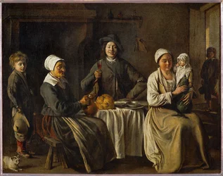 Også den lykkelige familie Dåbens tilbagevenden ...