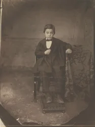 Portræt af en ung dreng, ca. 1848.