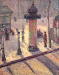 Kiosk på Boulevard Clichy, 1886-7