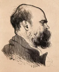 Portræt af Paul Verlaine