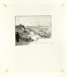 Morgengryet, planche fjorten fra Le Long de la Seine et des Boulevards
