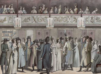 Foyer du Théâtre Montansier ved Palais-Royal). Hippolyte Destailleur Collection (1822-1893)