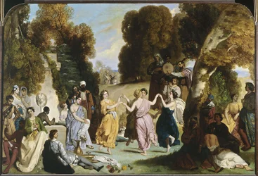 Musernes dans, mellem 1846 og 1851 (olie på lærred)