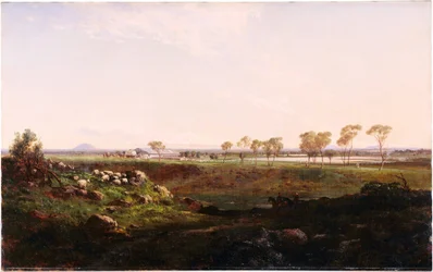 Mount Fyans uldskur Uldskuret nær Camperdown, 1869