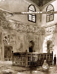 Grav i en moske, Cairo, Egypten, 1928