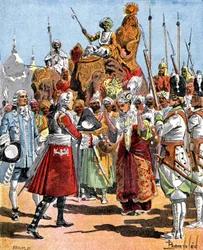 Dumas modtager Dost Ali Khans enke