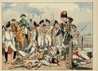Illustration taget fra bogen "The Heros of the Siecle"", anekdotiske reciter af Dick de Lonlay og illustreret af Louis Bombled (1862-1927)