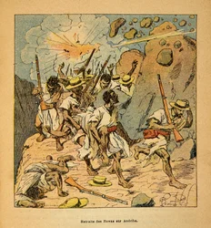 The War in Madagascar-Anekdotisk historie om de franske ekspeditioner 1885-1895 af Henri Galli dit Galllichet (1854-1922), illustreret af Louis Bombled (1862-1927): Privat samling