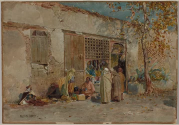 marokkansk scene, ca. 1871.