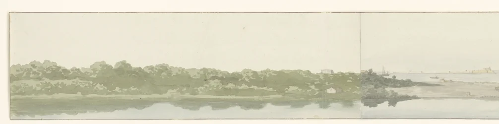 Haven van Brindisi Udsigt over havnen i Brindisi (titel på objekt) Rejser i Italien, Sicilien og Malta - 1778 (serietitel)