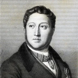 Portræt af komponisten Gioachino Antonio Rossini 1792-1868, 1836.