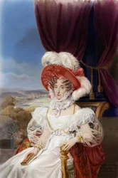 Portræt af dronningen Marie-Amelie, ca. 1839 (maleri)