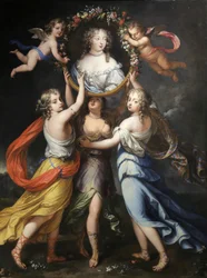 Françoise-Athénaïs de Rochechouart, marquise de Montespan 1640-1707, anden halvdel af det 17. århundrede.