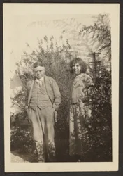 [Fleckenstein og Florence i haven].