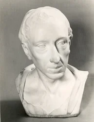 Buste af Alexander Pope (marmor)