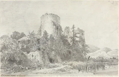 Udsigt over Chateau de Saconnex