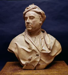Portrætbuste af George Frederick Handel (1685-1759) (terracotta)