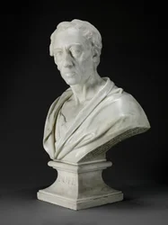 Alexander Pope (1688-1744) 1741 (marmor)