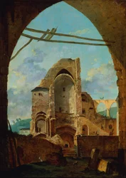 Nedrivningen af klosteret Montmartre, c1740-1800.