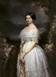 Portræt af Viscountess de Biolley