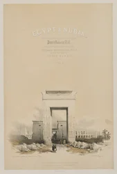 Egypten og Nubien: Frontispice bind V, 1849.