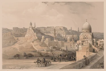 Egypten og Nubien: Bind III - nr. 34, Kairos citadell, Mehemet Alis residens, 1838.