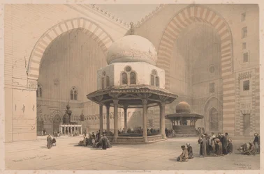 Egypten og Nubien: Bind III - nr. 8, Sultan Hassans moske, Kairo, 1838.
