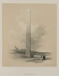 Egypten og Nubien, bind II: Heliopolis-obelisk, 1848.