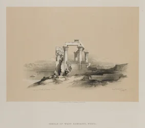 Egypten og Nubien, bind II: Ruinerne af Kardeseh-templet, Nubien