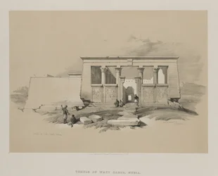 Egypten og Nubien, bind II: Templet ved Wady Dabod, Nubien