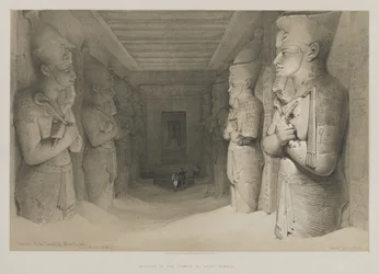Egypten og Nubien, bind I: Det indre af Aboo-Simbels tempel
