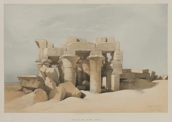 Egypten og Nubien, bind I: Kom-Ombo, 1846.