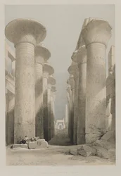 Egypten og Nubien, bind I: Theben, Store Sal i Karnac