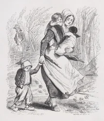 Jeanne, the Redhead fra The Complete Works of Béranger, 1836.