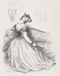 Nu forstår jeg morulven i Rom fra Scener fra det private og offentlige L..., ca. 1837-47.