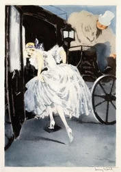 Afgang, ca. 1941 (ætsning og tørnål)