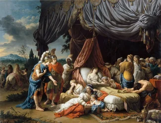Alexander den Store og Hefaistion ved Darius III