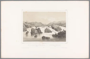 Laksefiskere ved Kassa å i Halland Pêche du saumon dans la rivière de Kassa à Halland / Laxefiskeriet i Kassaelven, Halland (titel på objekt) Faces in Scandinavia (serietitel) Vues du Nord. Ruskind (serietitel)