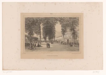 Udsigt over Jardin des Plantes Jardin des Plantes (titel på objekt) Ansigter i og omkring Paris (serietitel) Paris (serietitel på objekt)