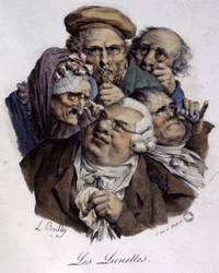 Brillerne, ca. 1820 (gravering)
