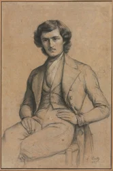 Portræt af en ung mand, 1837.