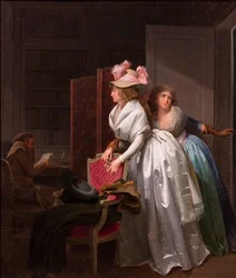 Den delikate gave, ca. 1789-1793 (olie på lærred)