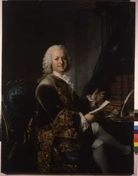 Portræt af Louis Phelypeaux, greve af Saint Florentin, markis og hertug af La Vrilliere (1705-1777), fransk statsmand