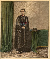 Louis-Gaston de Segur (Louis Gaston de Segur) (1844-1879) Fransk biskop - - Indgravering fra “” Religiøs lære ved øjnene. Wonderful Album” af Louis Maitrejean og Georget Ramond - Frankrig 1910