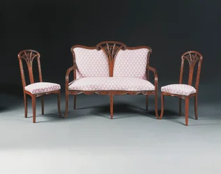 Mahogni Salon Suite, ca. 1900