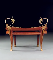 «Orkidé»-skrivebord, ca. 1903