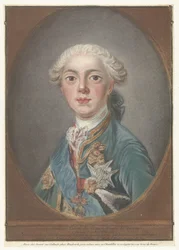 Portræt af Louis Stanislas Xavier fra Frankrig Louis-Stanislas-Xavier af Frankrig, greve af Provence (titel på objektet)